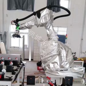 高温熔融物飞溅环境下机器人防护服的守护之道